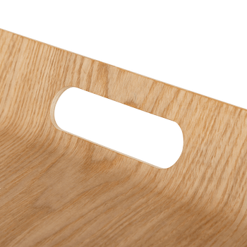 Dienblad STRAPHI Hout Naturel XL Dienblad STRAPHI Hout Naturel XL