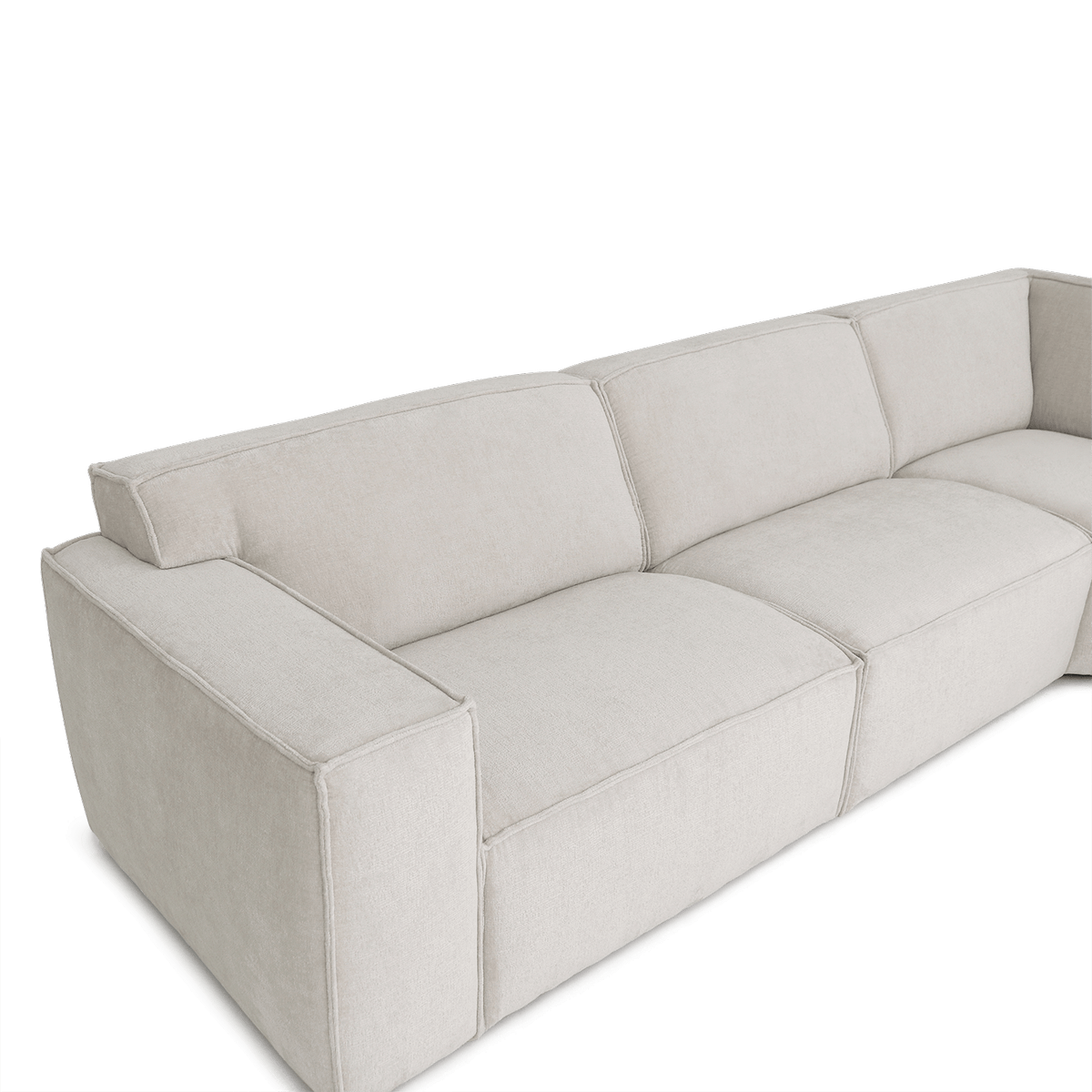 Hoeksalon JOREN Longchair Rechts Harmony Beige