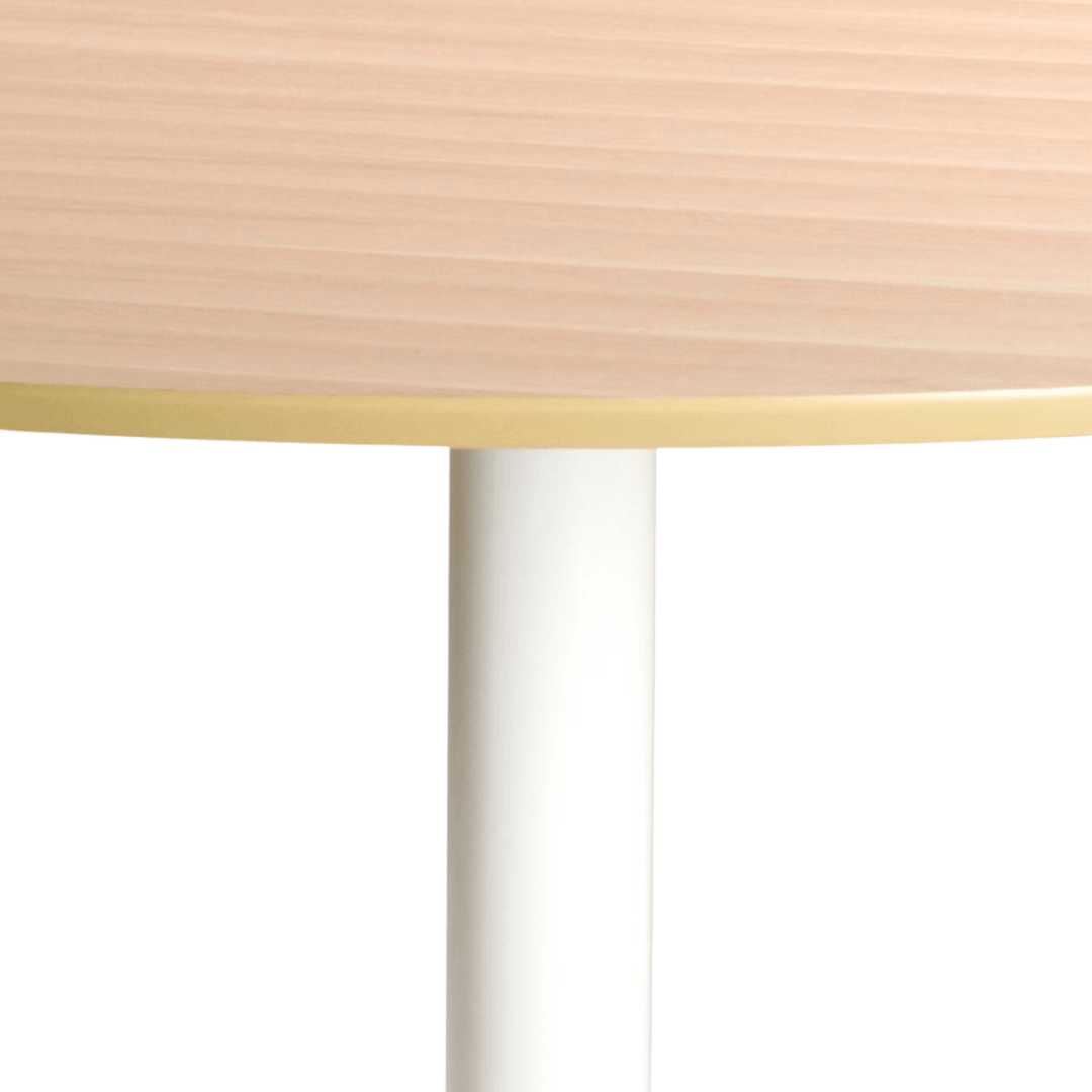 Eettafel LUTOR oak/white