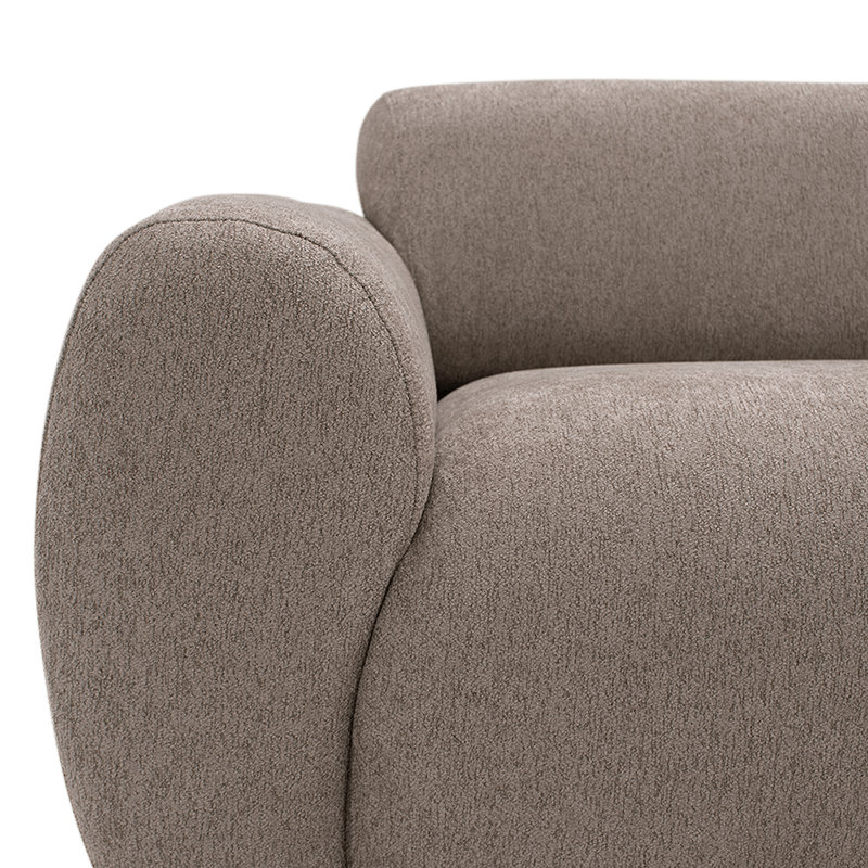 Hoeksalon ZAIRA Hoek Rechts Taupe B311