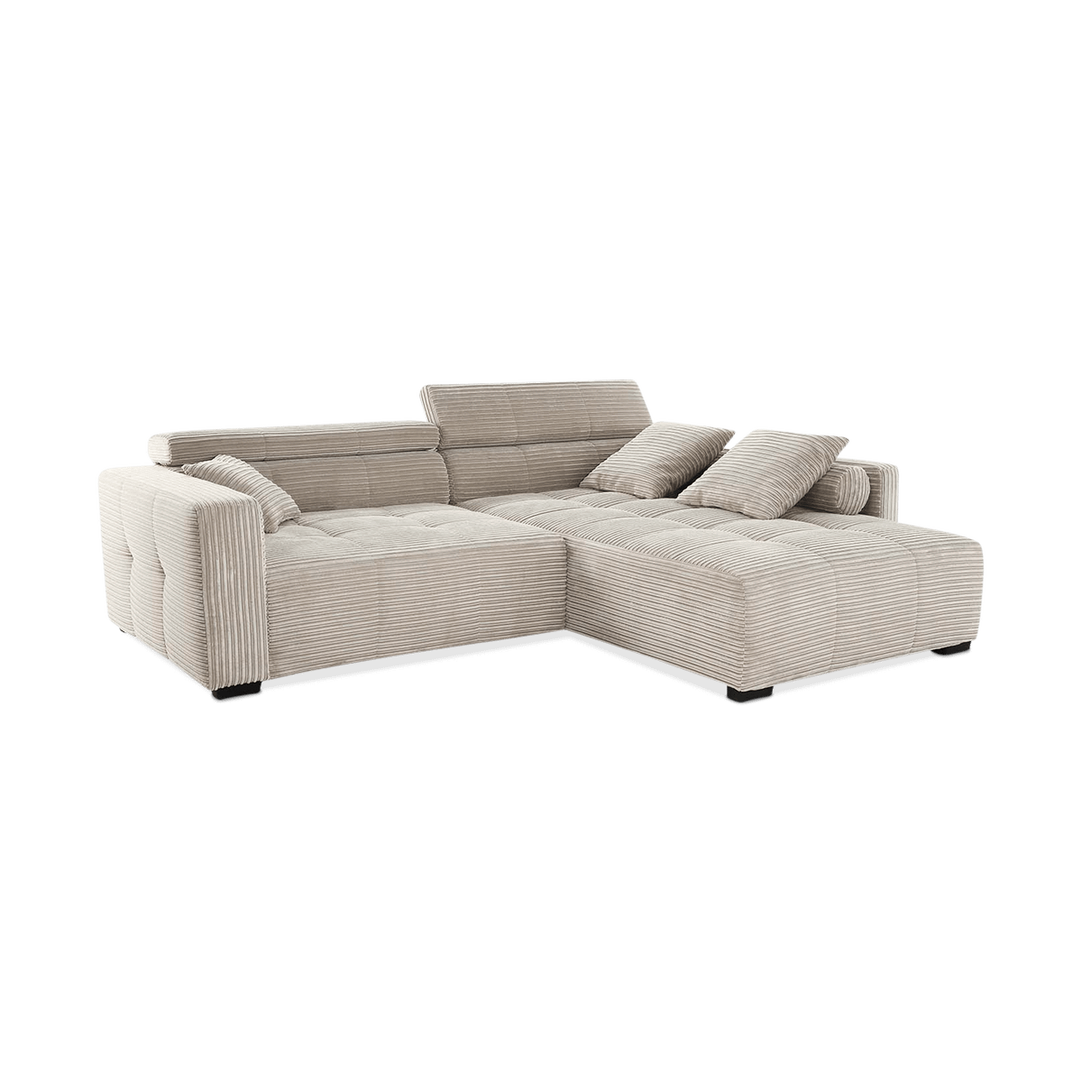 Hoeksalon LORETO Taupe B283-L231