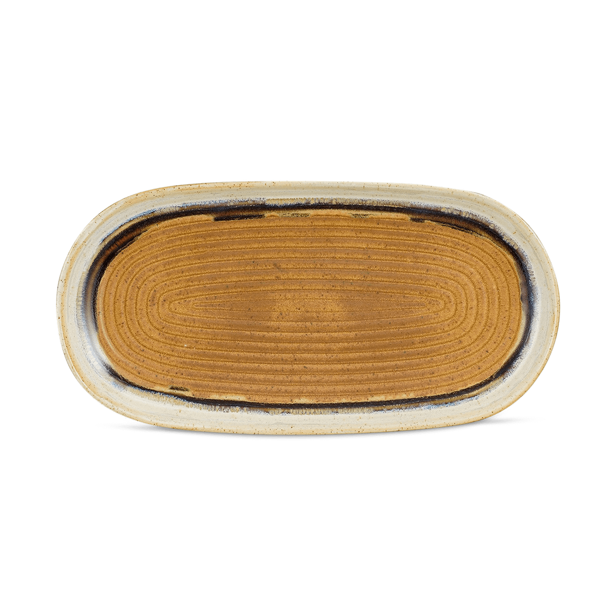 Schaal FREDLI Ovaal Porselein Oker