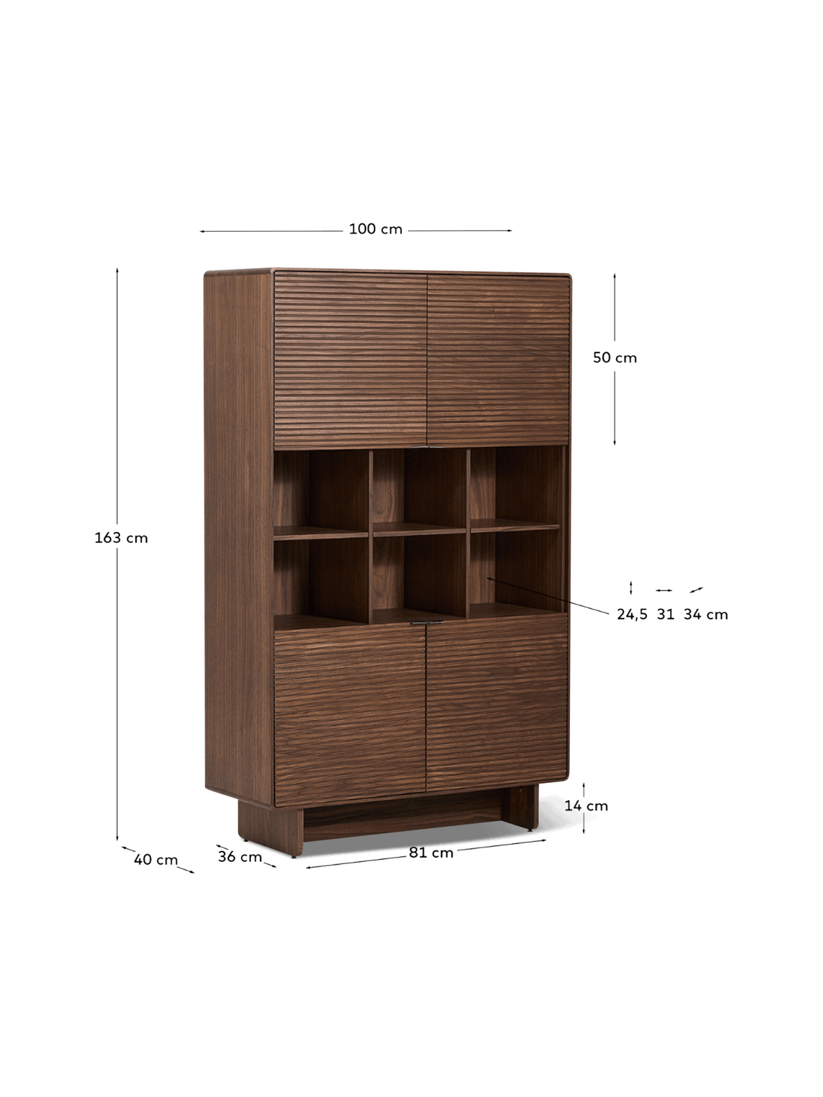 Wandkast Norlen B100