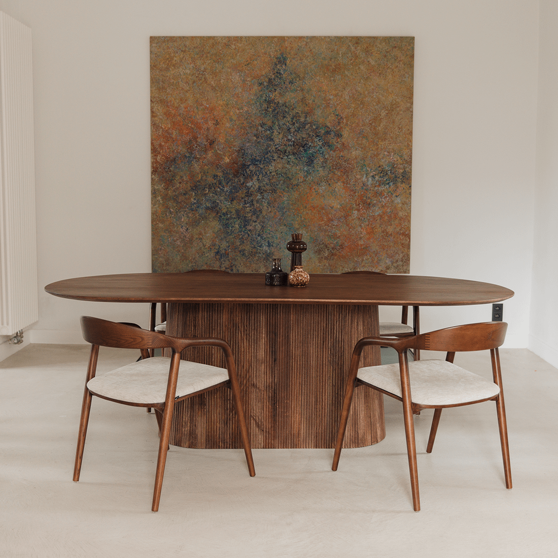 Eettafel DOMINGO Mango Lichtbruin 230x110  Eettafel DOMINGO Mango Lichtbruin 230x110