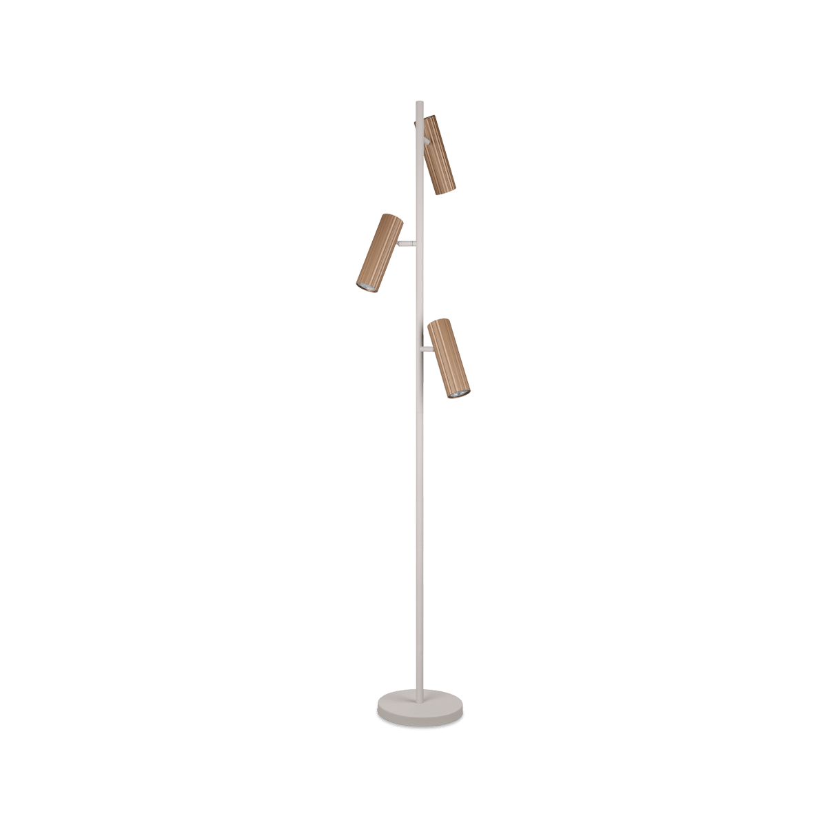 Vloerlamp SOKA 3Del. Metaal Coffee