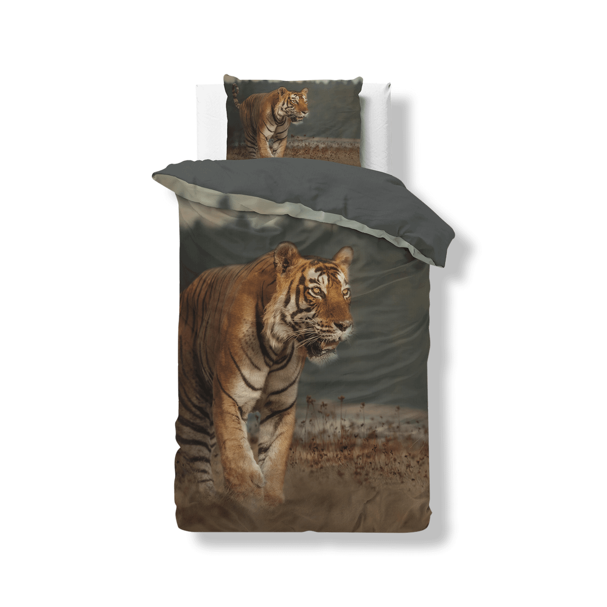 Dekbedovertrek NATURE TIGER 140 Taupe