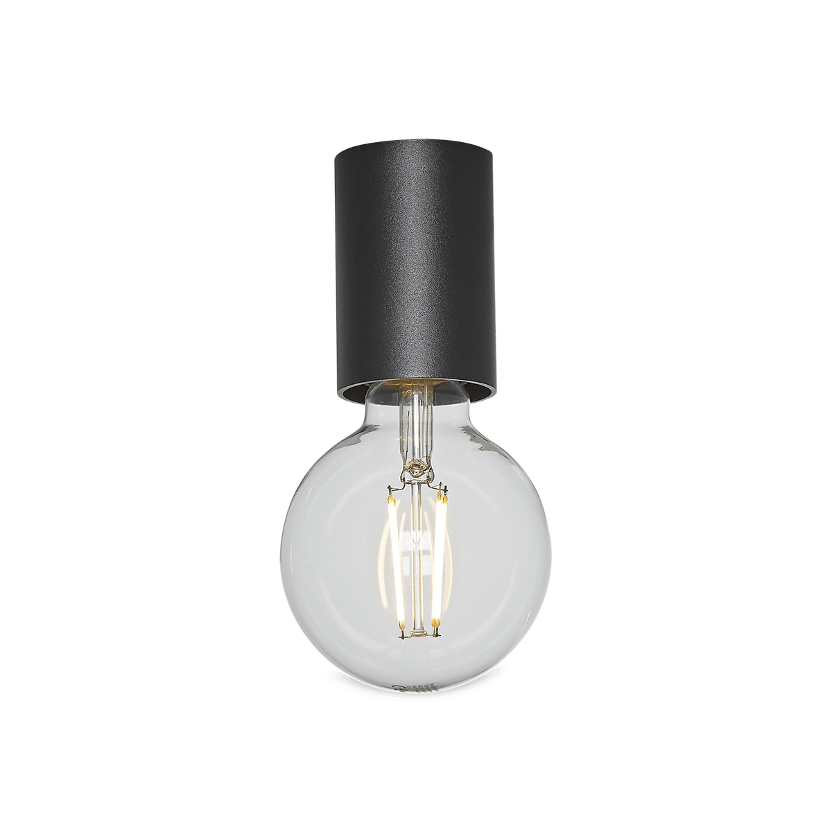 Planfondlamp BABU Ø5.6 Zwart