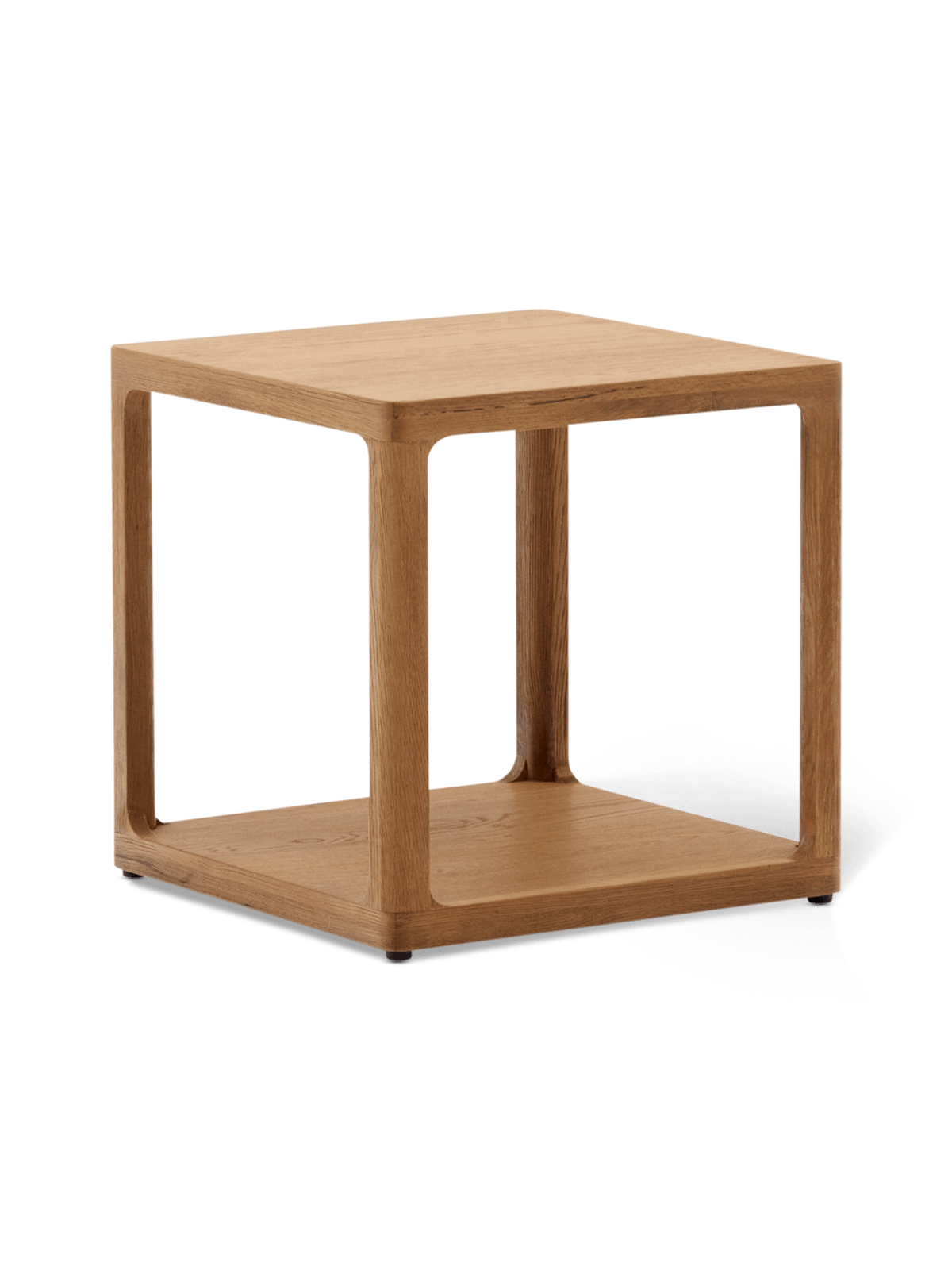 Maymai-bijzettafel van eikenhout, 50 x 50 cm