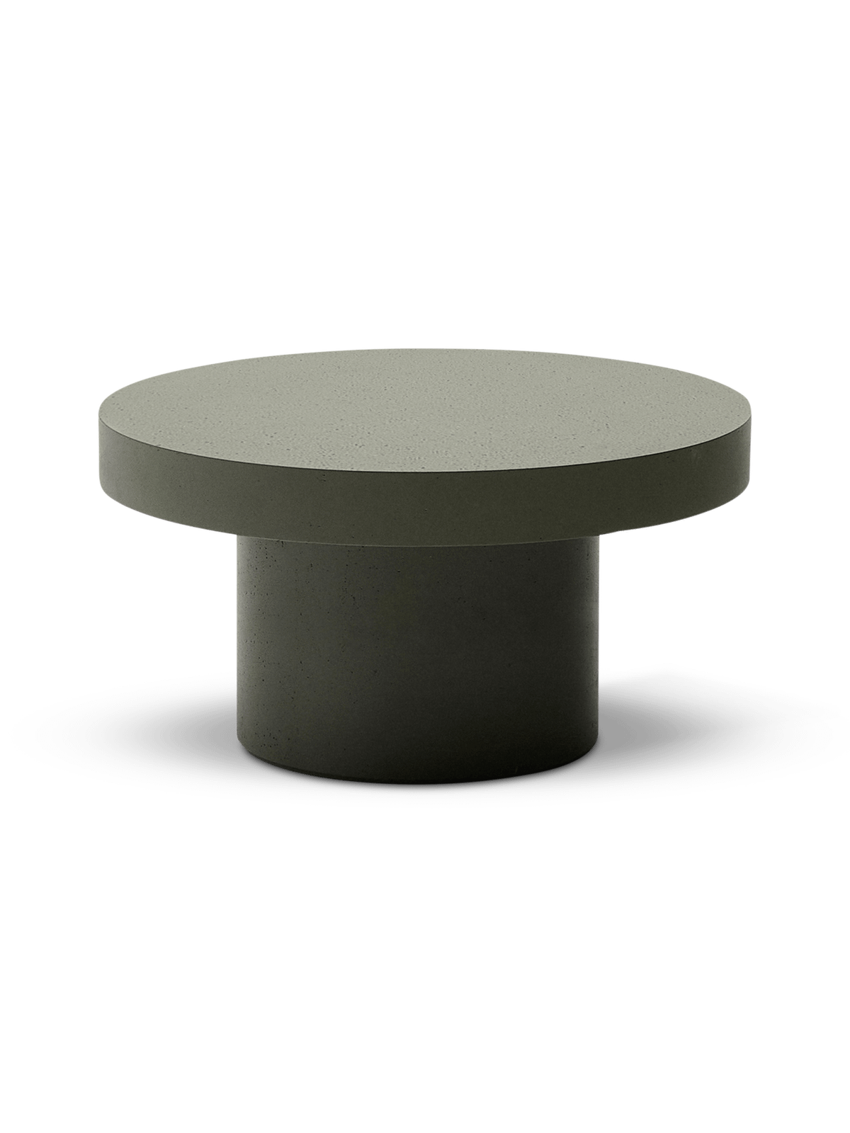 Aiguablava salontafel van cement in groen ⌀90 cm