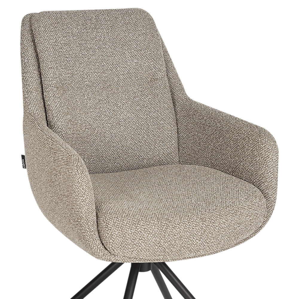 Armstoel JANTINO 360° Cocoa Mist