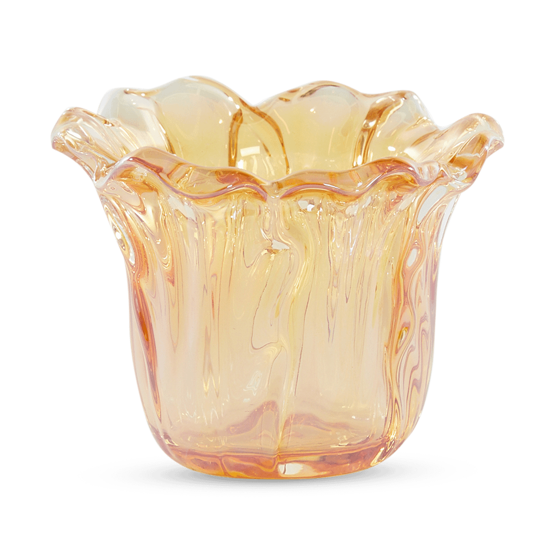 TL-Houder FLOWALY Glas Geel TL-Houder FLOWALY Glas Geel