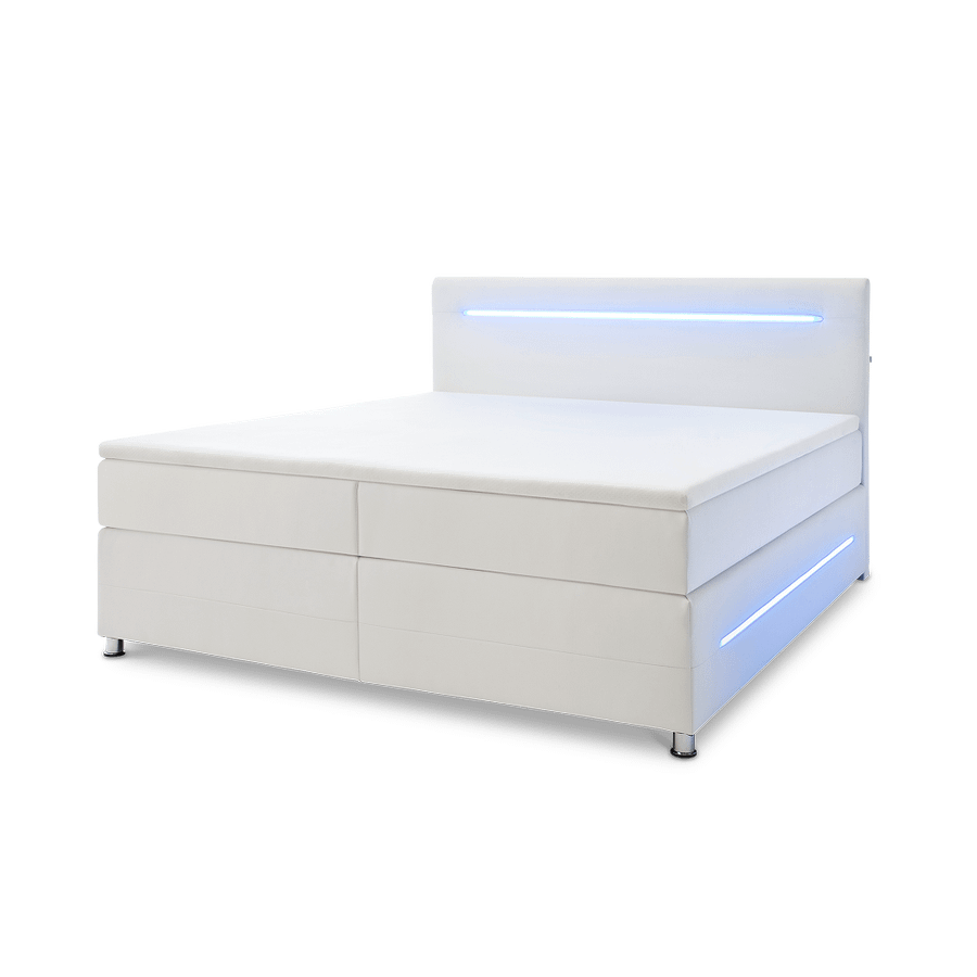 Boxspring LASER 160x200 LL Wit Boxspring LASER 160x200 LL Wit