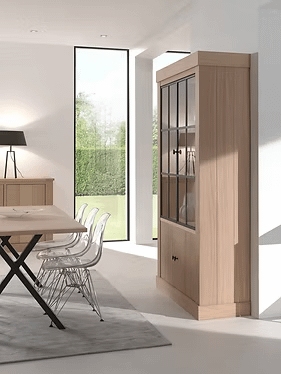 Vitrinekast Baltic Naturel Eik