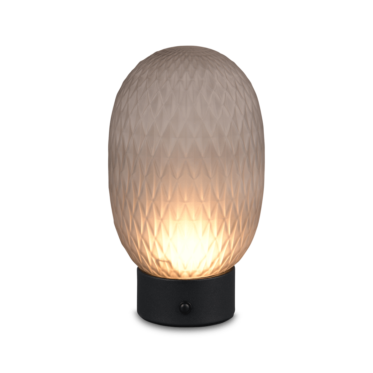 Tafellamp FACETTE Glas Grijs
