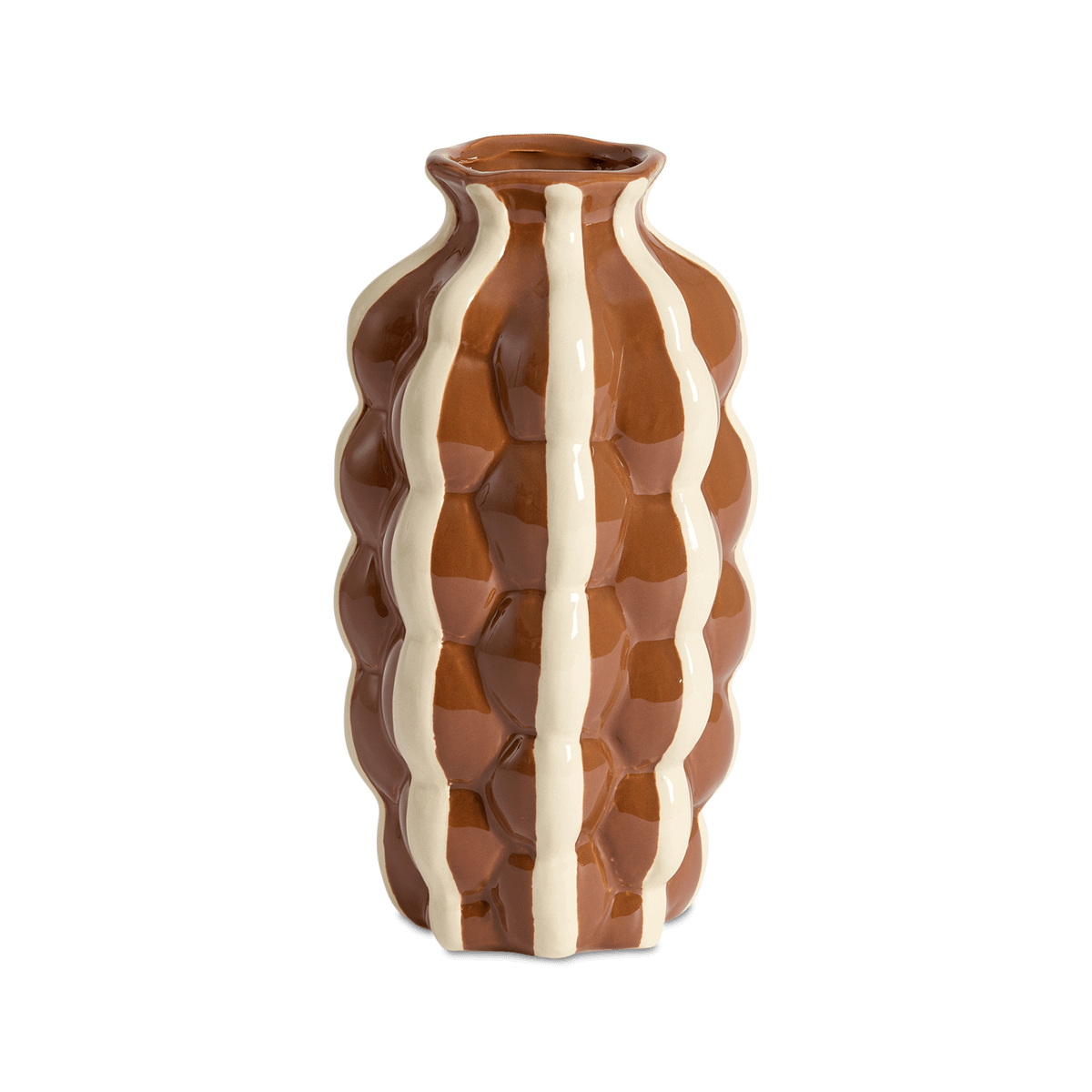 Decovaas ZELENI Bruin/Beige