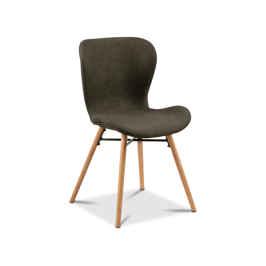 Stoel PLATS Rio fabric khaki 70 Stoel PLATS Rio fabric khaki 70