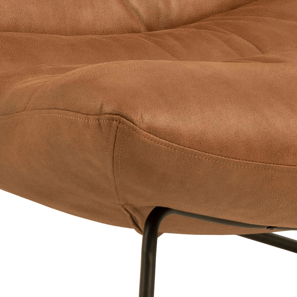 Bijzetzetel DELAWARE Brandy Cognac Bijzetzetel DELAWARE Brandy Cognac