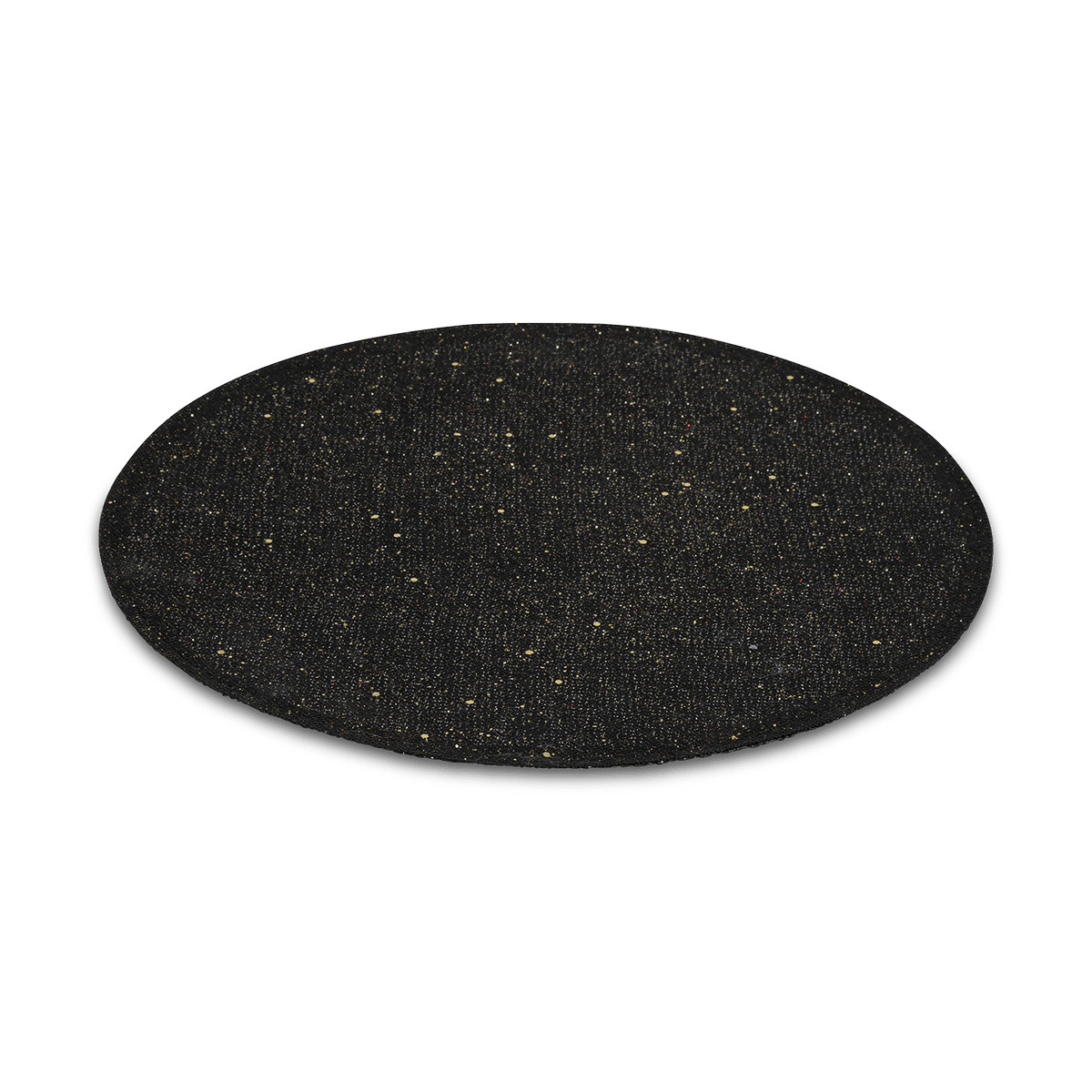 Placemat ELHAR Rond Glitter Zwart