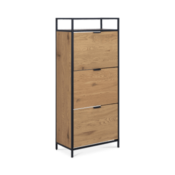 Schoenenkast BOKSKAP 3L/Legger (Wild Oak), B56-H129-D30 Schoenenkast BOKSKAP 3L/Legger (Wild Oak), B56-H129-D30