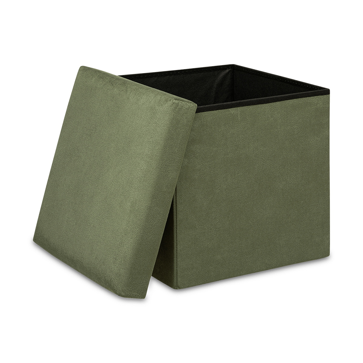 Opbergpouf LILORA Vk. Kaki
