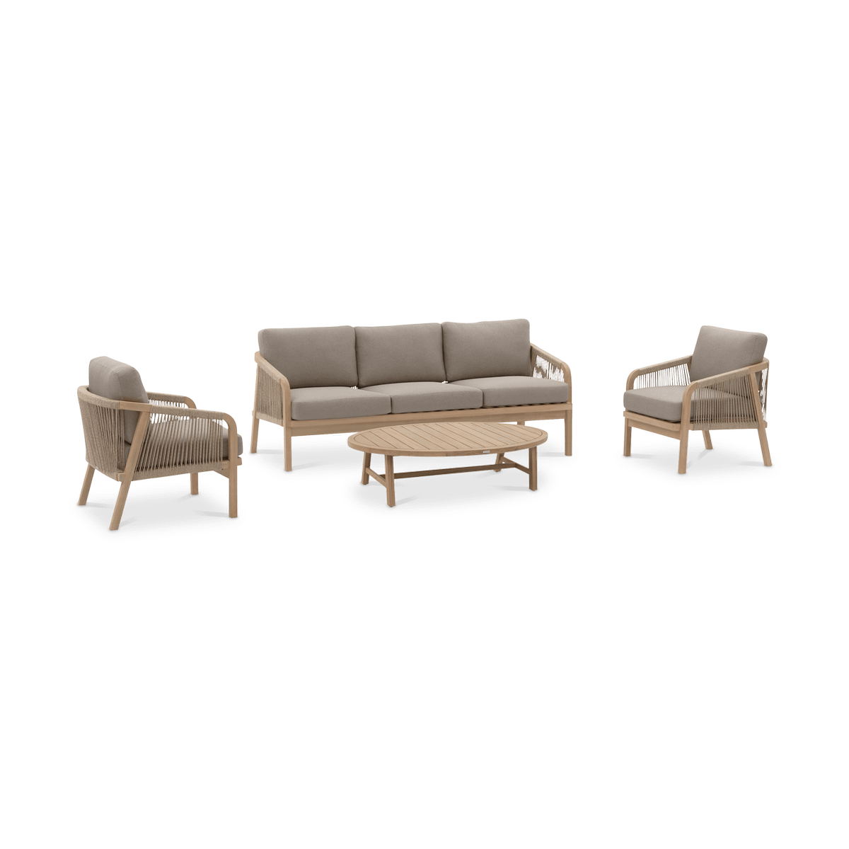 Loungeset PORTOFINO Acacia/Taupe
