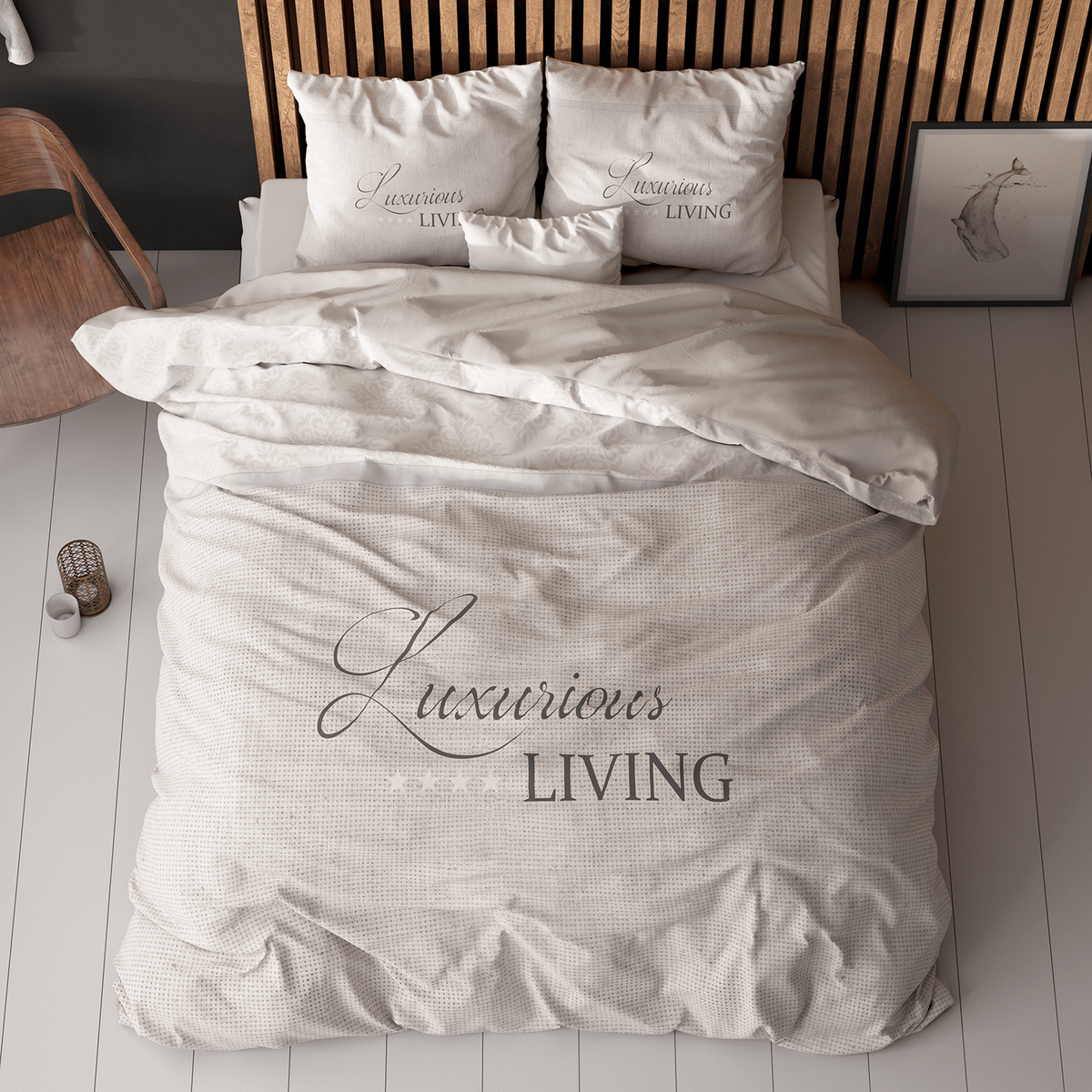 Dekbedovertrek LUXURIOUS LIVING 240 Zand