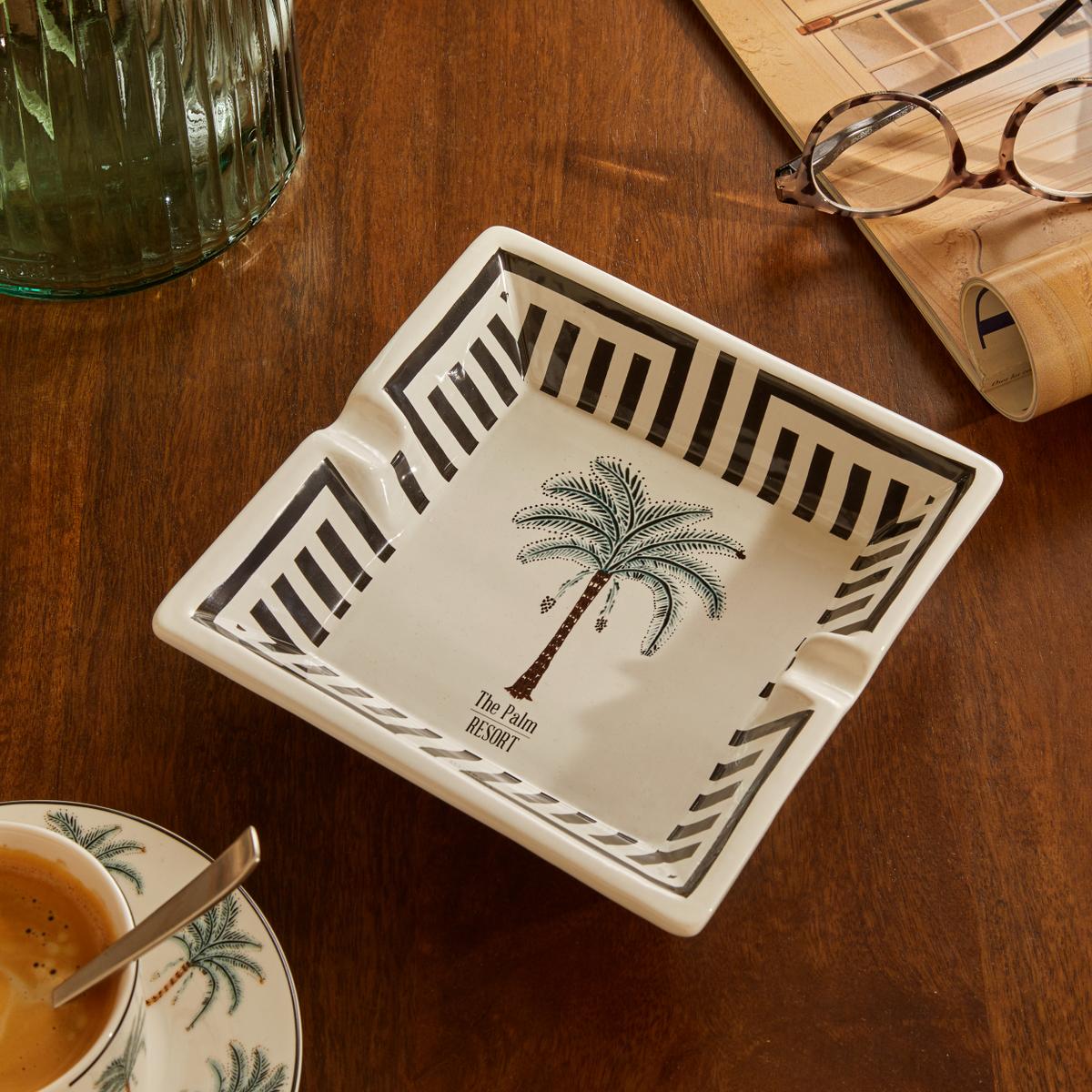 Asbak THE PALM RESORT Keramiek