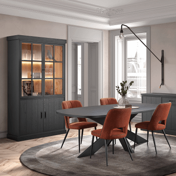 Bibliotheek WINSTON Zwart B240 Bibliotheek WINSTON Zwart B240