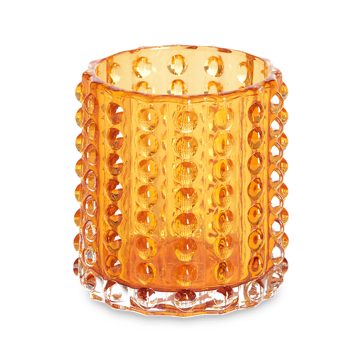 TL-Houder BUBLINA Glas Oranje