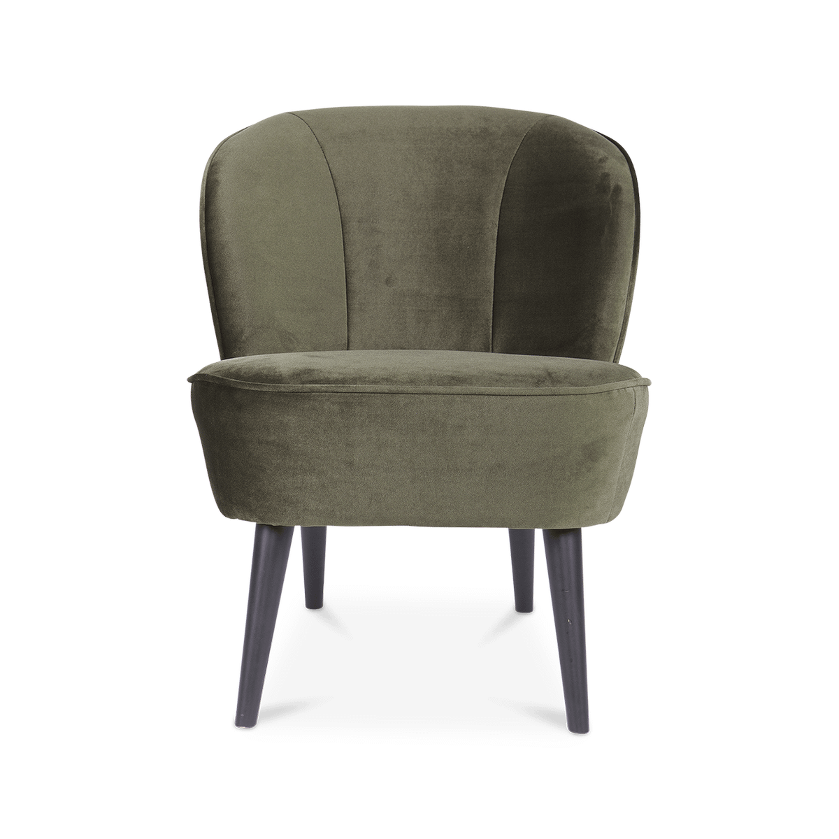 Fauteuil CORKSCREW Groen Velvet
