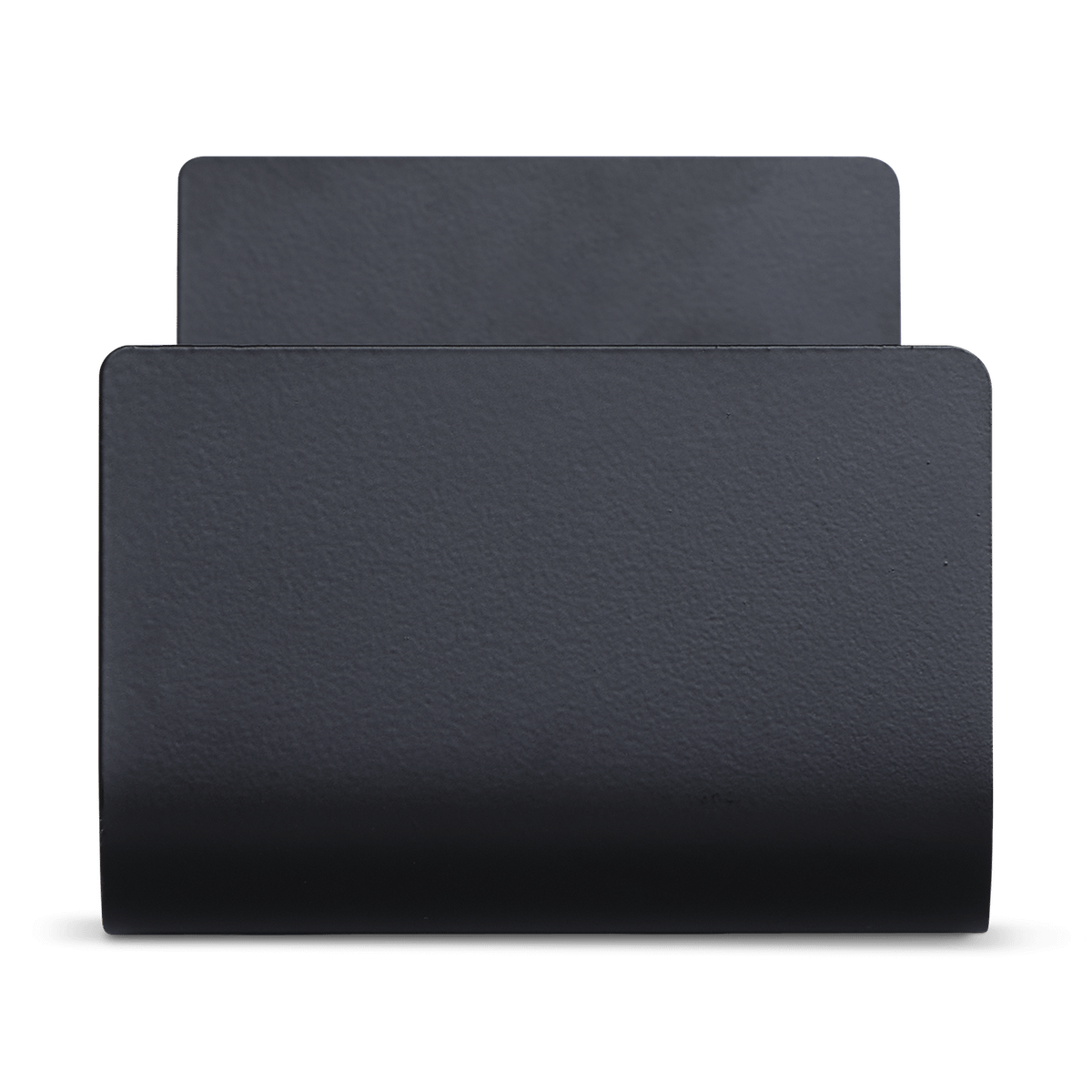 Wandplank HEMILO 2Niv. Metaal Zwart