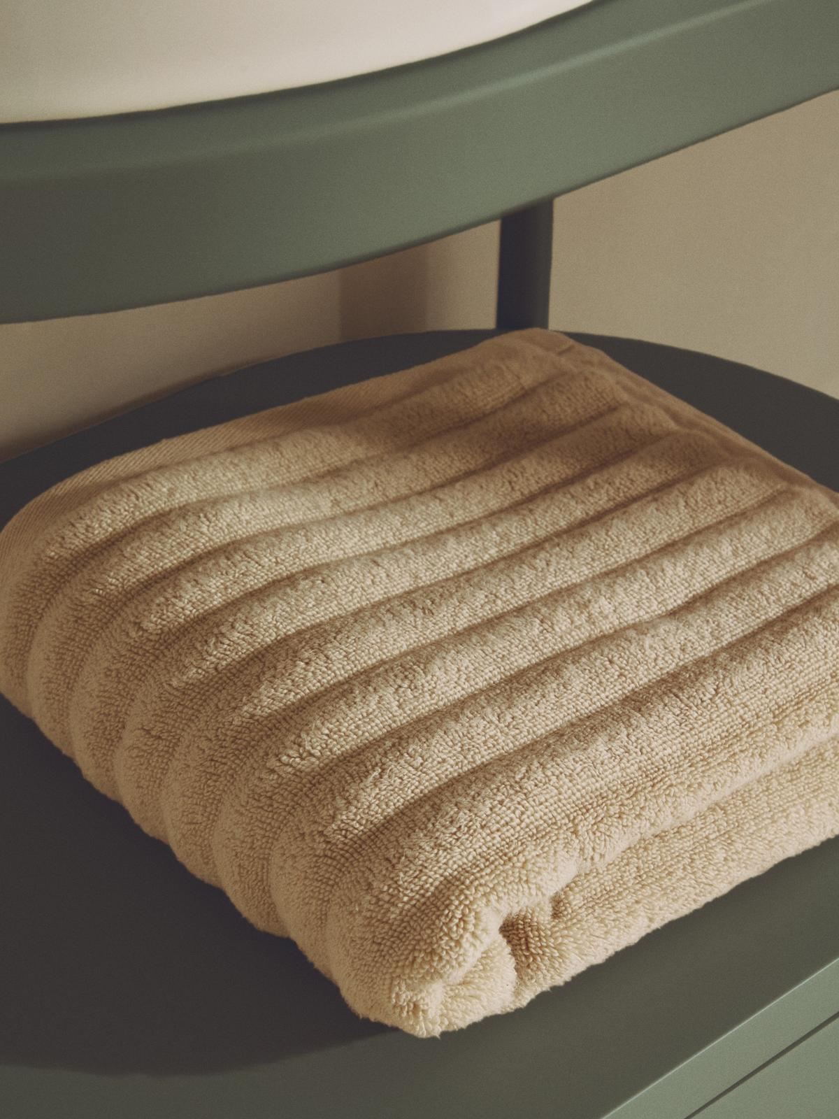 Badhanddoek Navira Beige 70 x 140 cm