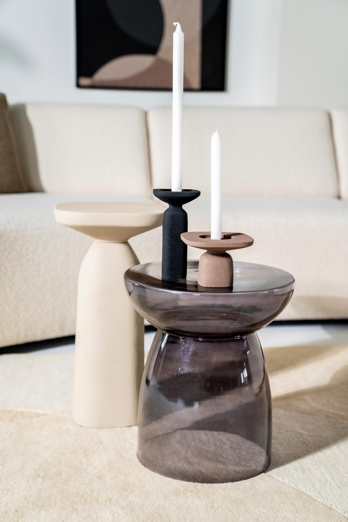 Kandelaar SQUER Alu Bruin S