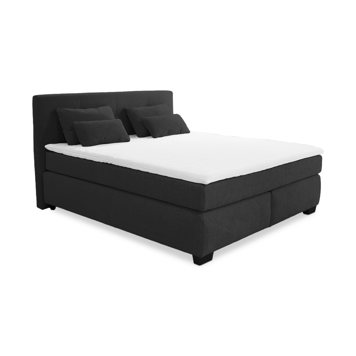 Boxspring ZAANDAM 180x200 Antraciet