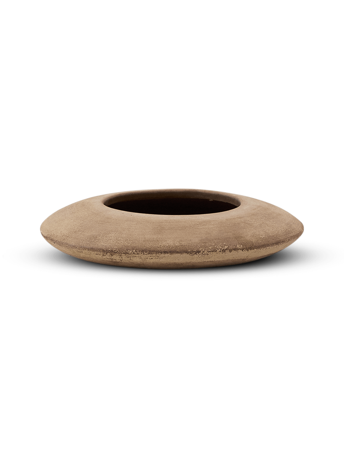Rivor terracotta bloempot met naturel afwerking ⌀50 cm