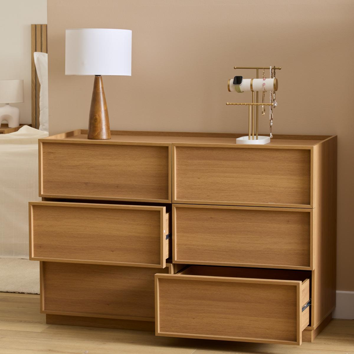 Commode Laag AYLO Kastanjebruin