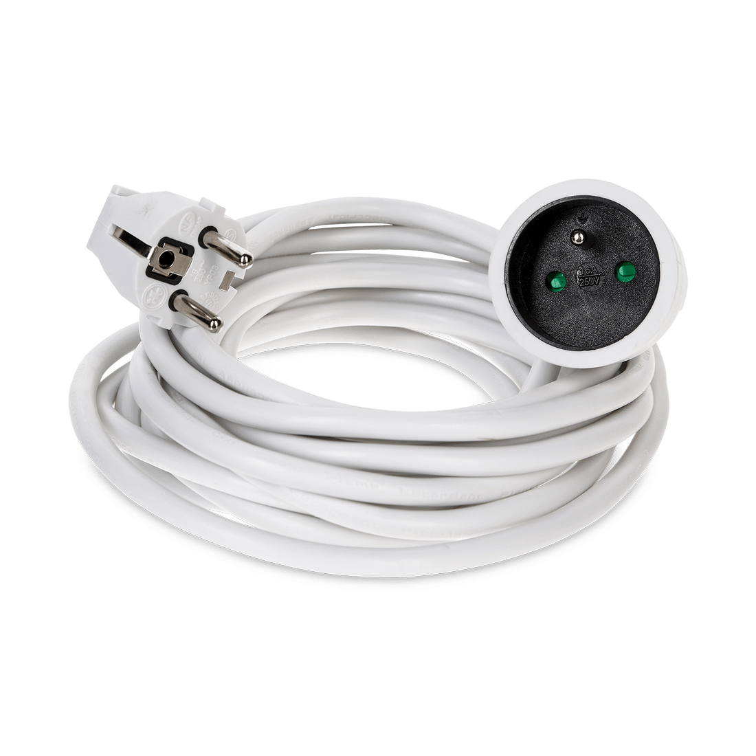 Verlengsnoer ELECTRIK 5m Wit Verlengsnoer ELECTRIK 5m Wit