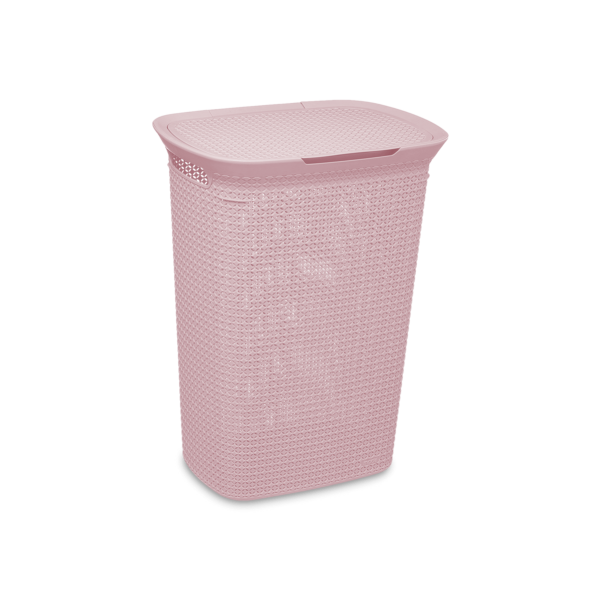Wasmand SCANDI met Deksel 57L Pink