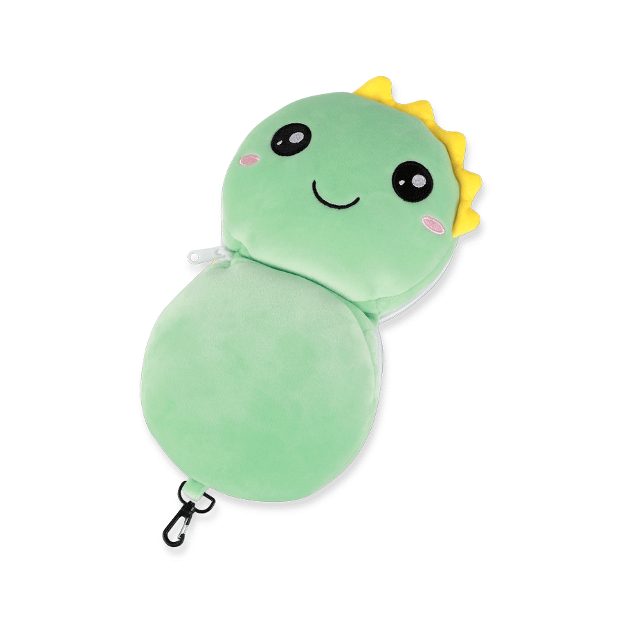 Kussen HELLO DINO met Slaapmasker Groen Kussen HELLO DINO met Slaapmasker Groen