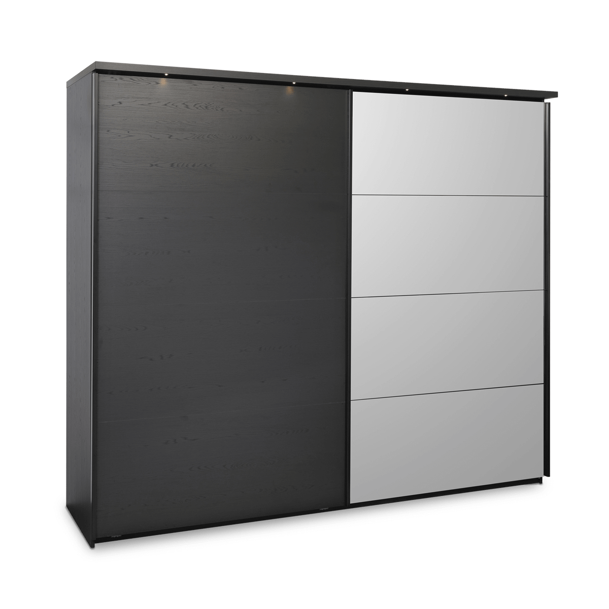 Slaapkamer WATFORD: Kleerkast 217cm + Bed 160x200 + 2x Nachttafels + Commode
