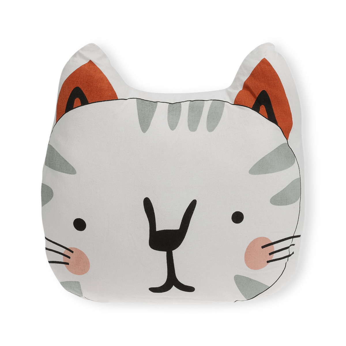 Kussen CATTY Wit/Roze Ass.