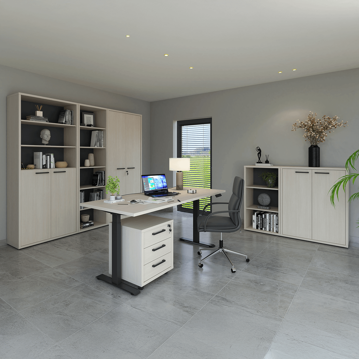 Bureau CAPS Elektrisch Verstelbaar 180x80 Bolivar Wood