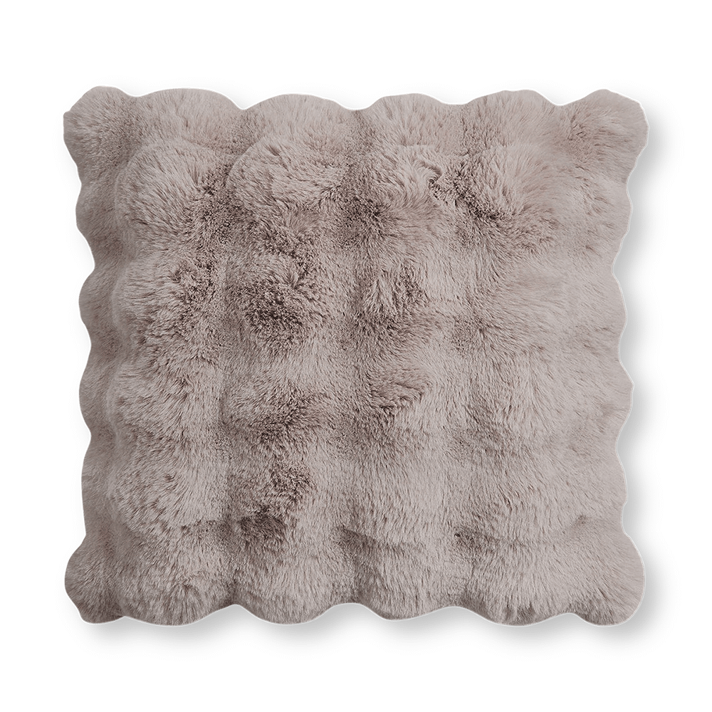 Kussen RABBIT Fake Fur Taupe