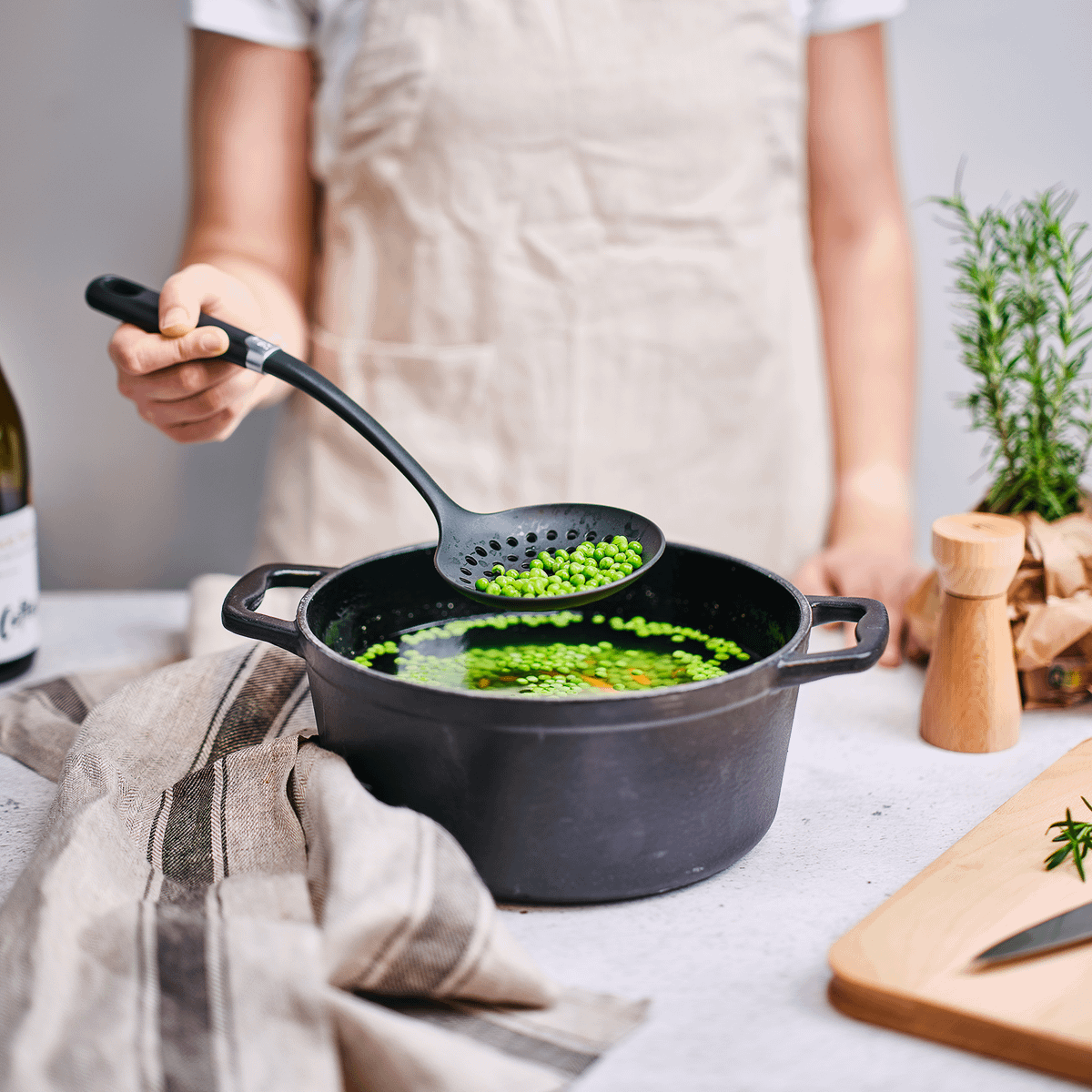 Schuimspaan DAYLIA Nylon Zwart