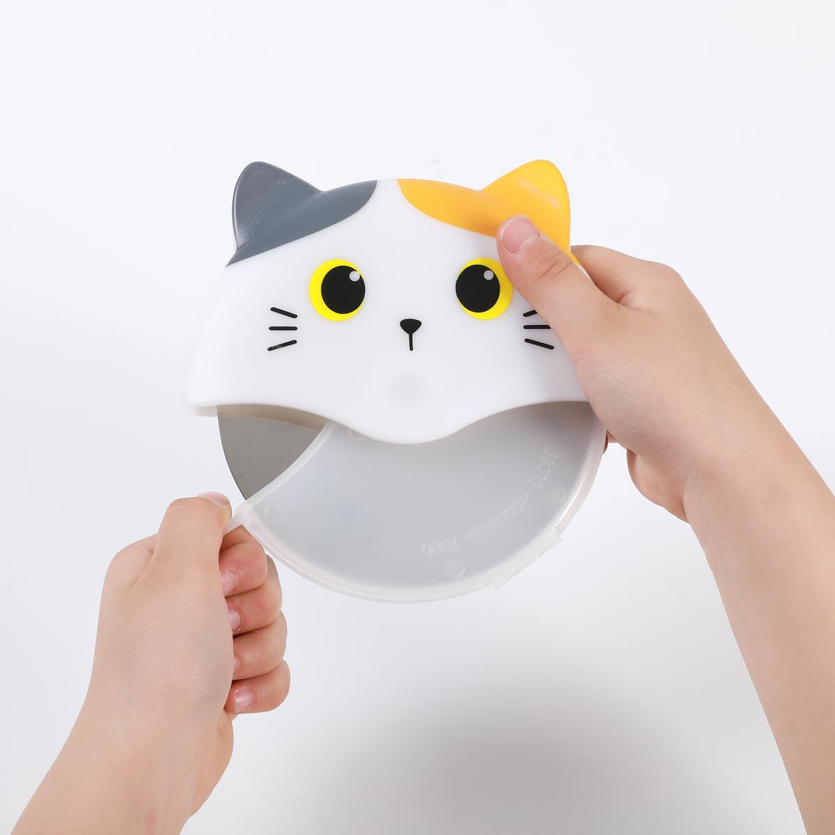 Pizzasnijder ORANGE CAT Wit