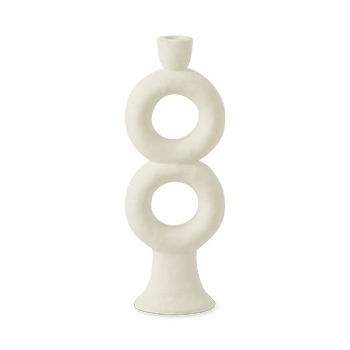 Kaarshouder SIMI Rond Steen Wit L Kaarshouder SIMI Rond Steen Wit L