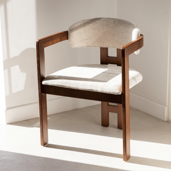 Armstoel BERNARD Ash Wood Walnut Armstoel BERNARD Ash Wood Walnut