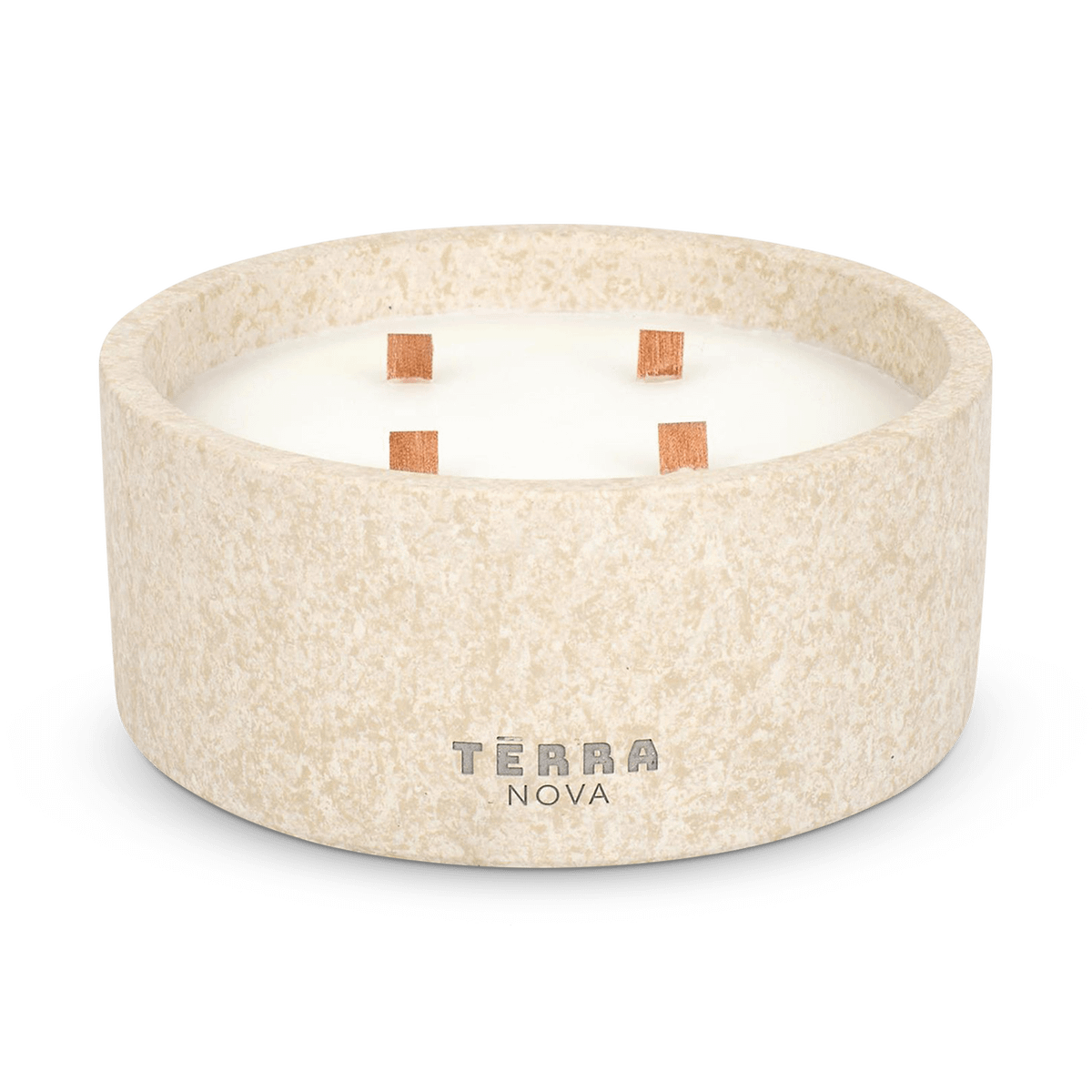 Geurkaars TERRA NOVA L Beige