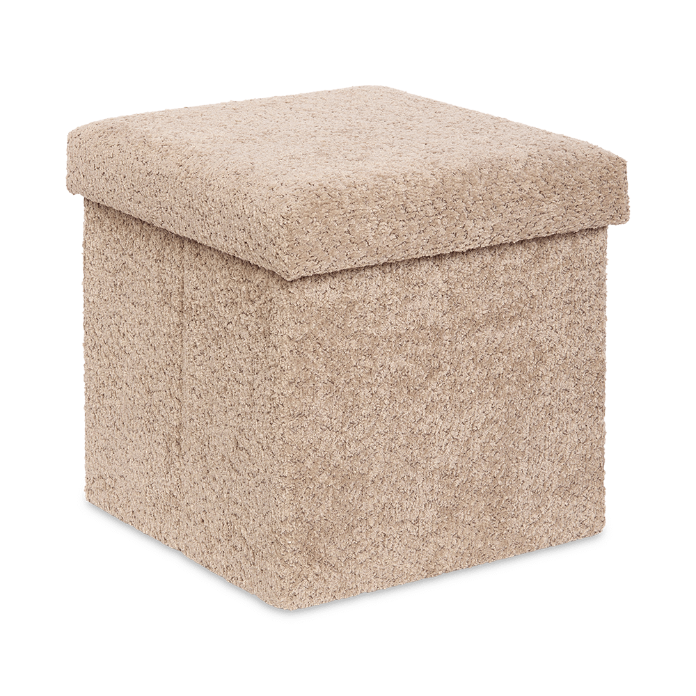 Opbergpoef SOANA Vierkant Taupe