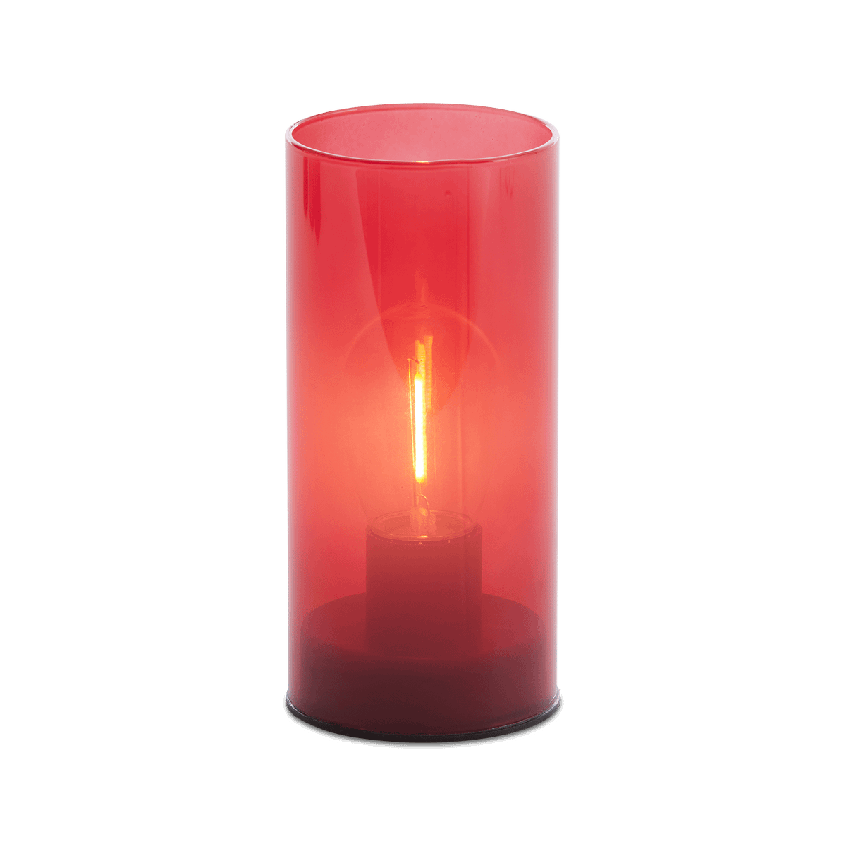 Tafellamp VAZALLA Led Glas Rood
